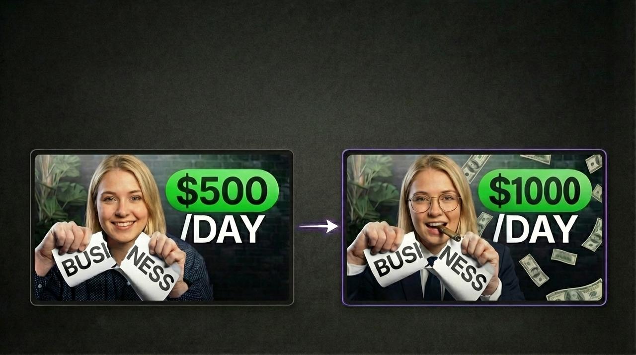 Modèle IA - Modification de miniatures